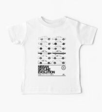 Camiseta para bebés Historia de Nissan Skyline