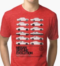 Nissan Skyline History Tri-blend T-Shirt