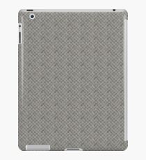 Silver Metal Grid Pattern iPad Case/Skin