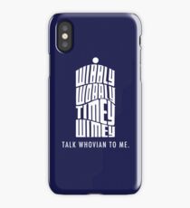 Talk Whovian To Me iPhone Case