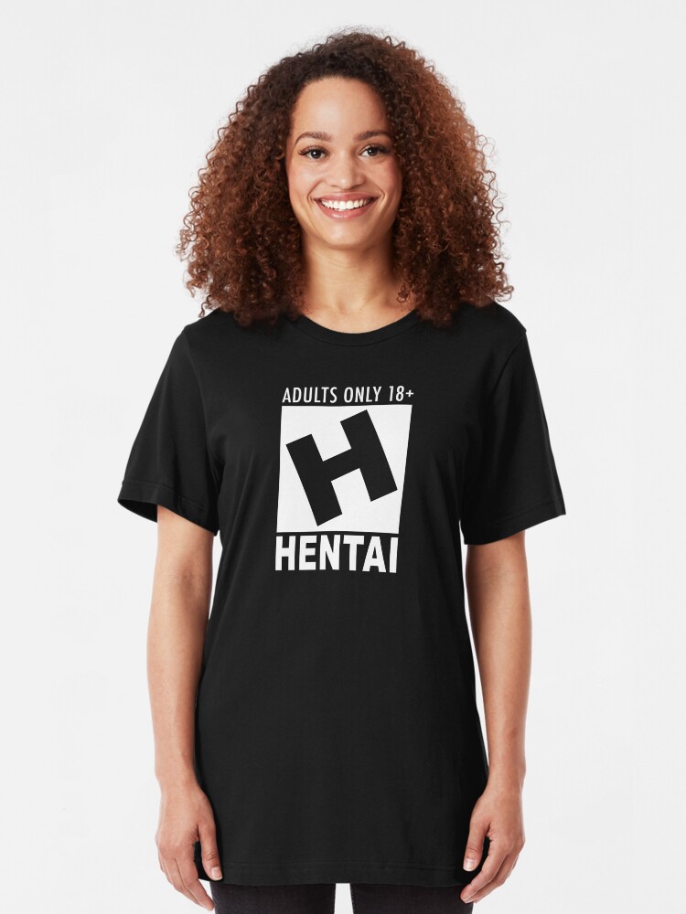 Alternate view of Hentai rating Slim Fit T-Shirt