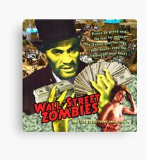 Wall Street Zombies Canvas Print