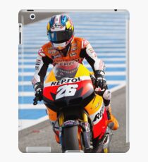 Dani Pedrosa in Jerez 2012 iPad Case/Skin