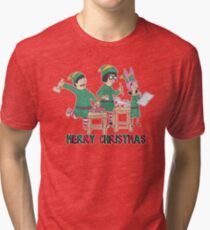 Bobs Burgers Christmas Tri-blend T-Shirt