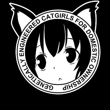 Genetically-Engineered-Catgirls-for-Domestic-Ownership!-(Black)-Mask |  Poster