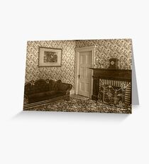 Downstairs Sitting Room, Lizzie Borden's House Greeting Card