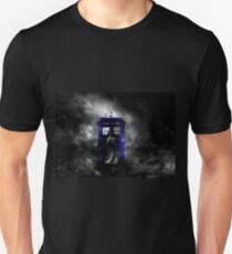 The Doctor and his blue box Unisex T-Shirt