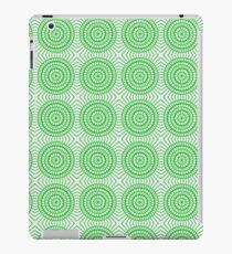 Bright Green Tile Circles iPad Case/Skin
