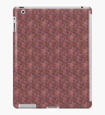 Blue Lacy Trees on Grunge Red iPad Case/Skin