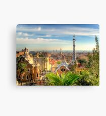 "Parc Guell" (Barcelona) Leinwanddruck