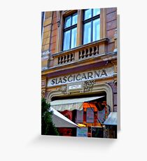 Slascicarna, Ljubljana, Slovenia Greeting Card