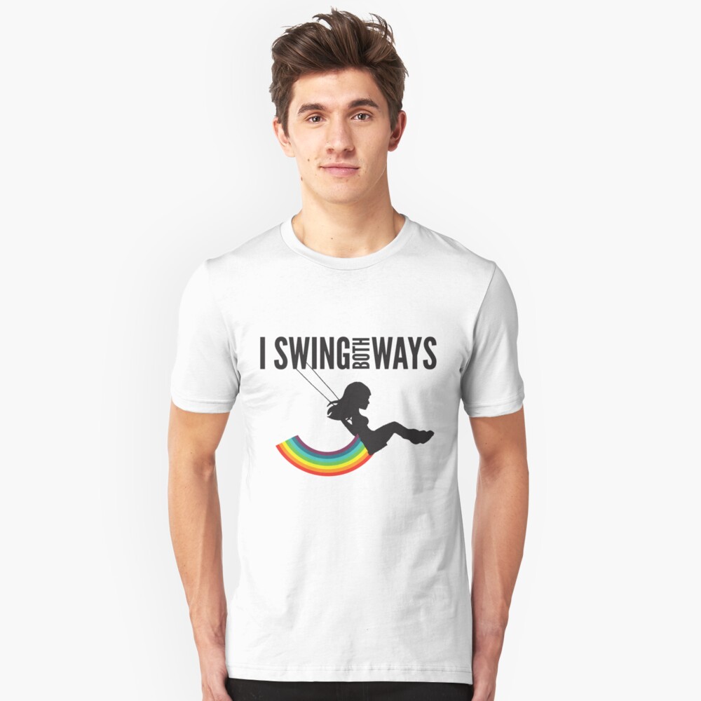 "I Swing Both Ways" Tshirt by PlagueRat Redbubble