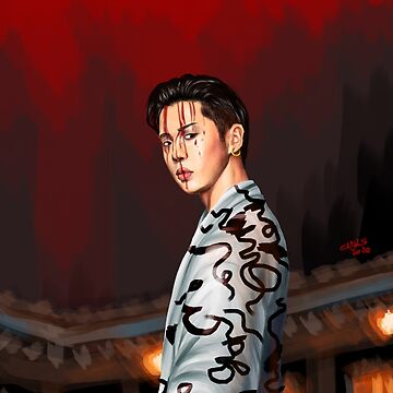 Bang Yongguk Yamazaki MV Art Board Print