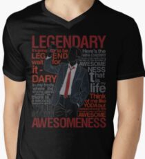 Barney Stinson - Legendary T-shirt of Awesomeness Men's V-Neck T-Shirt