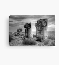 Carhenge Metal Print