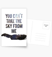 You Can't Take the Sky From Me Postcards