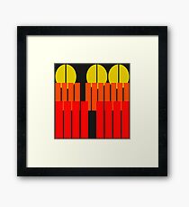 Urban Abstract - Sunset Autumn Framed Print