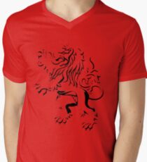 lion crest Men's V-Neck T-Shirt