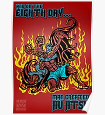 On The Eighth Day Man Created Jiu Jitsu Poster