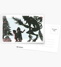 Krampus - Silhouette Postcards