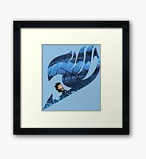 Gajeel tail Framed Print