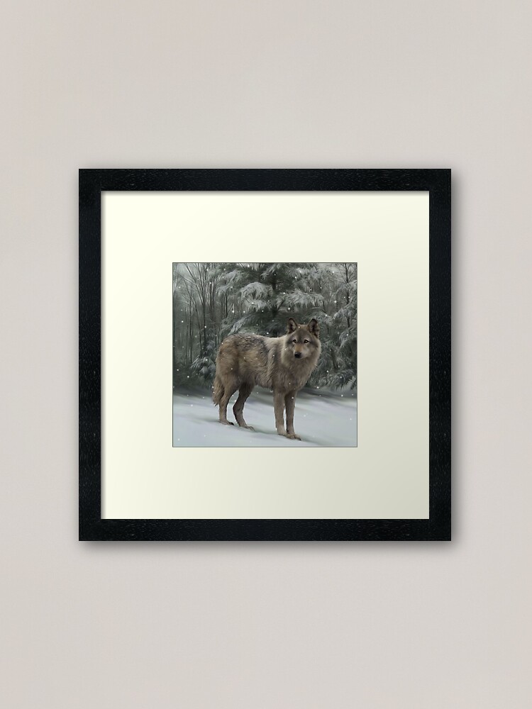 Alternate view of Luna Framed Art Print