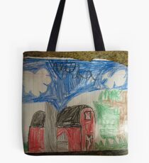 Alisha's Red Barn...she is 7 yrs. old Tote Bag