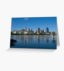 Cincinnati skyline 8 Greeting Card