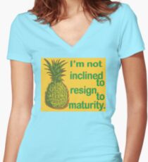 Psych Theme Women's Fitted V-Neck T-Shirt