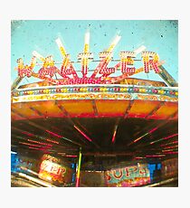 Spinning Cars Photographic Print