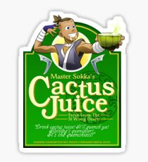 Master Sokka's Cactus Juice Sticker