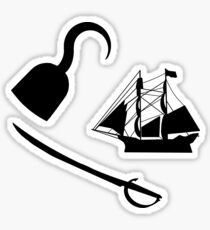 Captain Hook Symbols Sticker