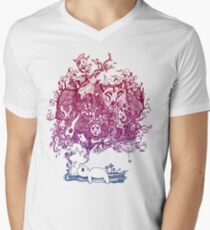 Dreaming Bear Men's V-Neck T-Shirt