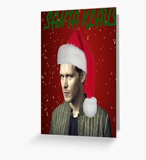 The Vampire Diaries - Santa Klaus Christmas Card Greeting Card