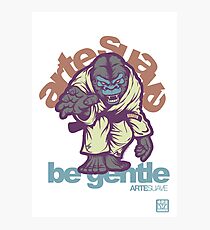 Be Gentle - Jiu Jitsu Gorilla Fotodruck