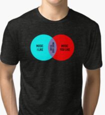 Elitist Music Venn Diagram Tri-blend T-Shirt