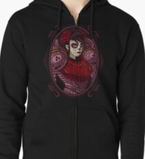 Dia de los Metroides Zipped Hoodie