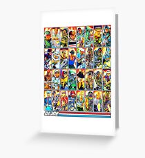 G.I. Joe in the 80s! (Version B) Greeting Card