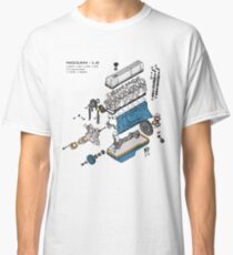 Nissan L6 Exploded View Classic T-Shirt