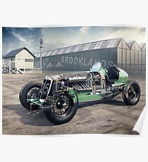 E.R.A. Cutaway Illustration - Brooklands Poster