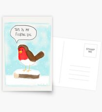 Robins, so angry Postcards