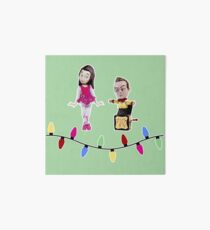 Stop Motion Christmas - Jeff/Annie (Style B) Art Board