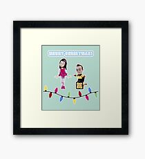 Stop Motion Christmas - Jeff/Annie (Style C) Framed Print