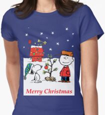 Charlie Christmas Tree Women's Fitted T-Shirt