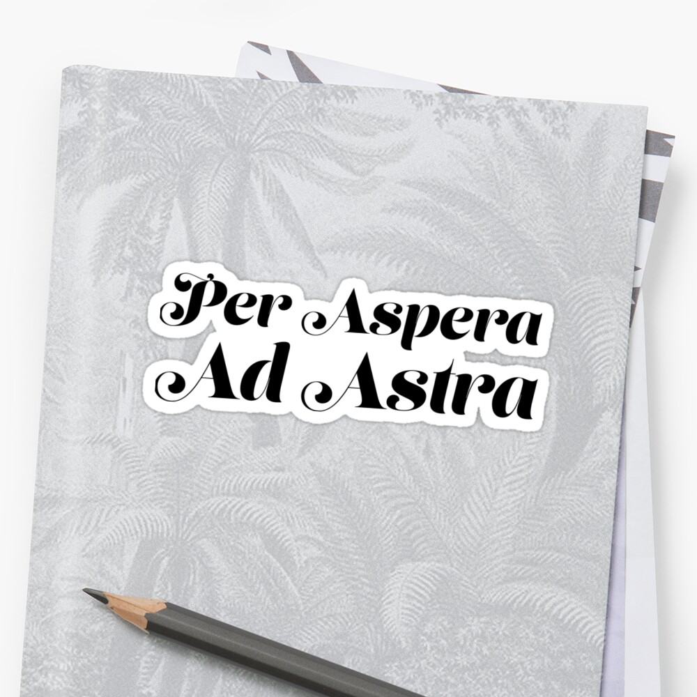 Per aspera ad astra как произносится