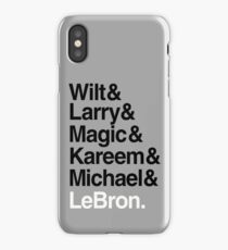 best players all the times. ( basketball ) iPhone Case/Skin