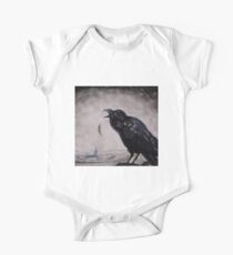Body de manga corta para bebé Raven Wish