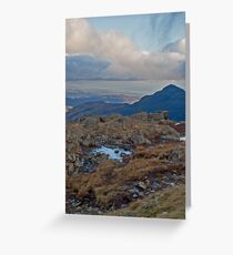 Pike of Blisco, Langdale Valley, Lake District Greeting Card