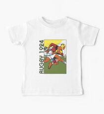 Retro rugby 1924 vector art Baby Tee