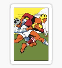 Retro rugby 1924 vector art Sticker